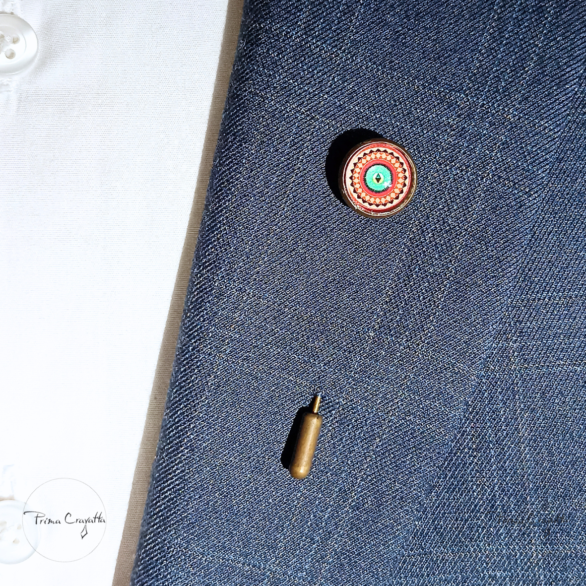 Klaaspärliga kravatinõel "Salasilm"