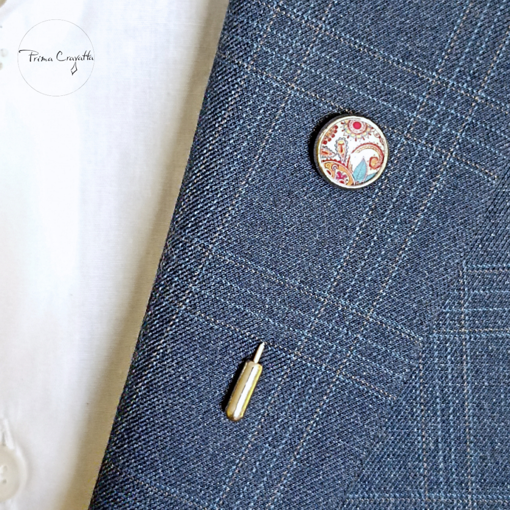 Klaaspärliga kravatinõel "Kolm soovi"