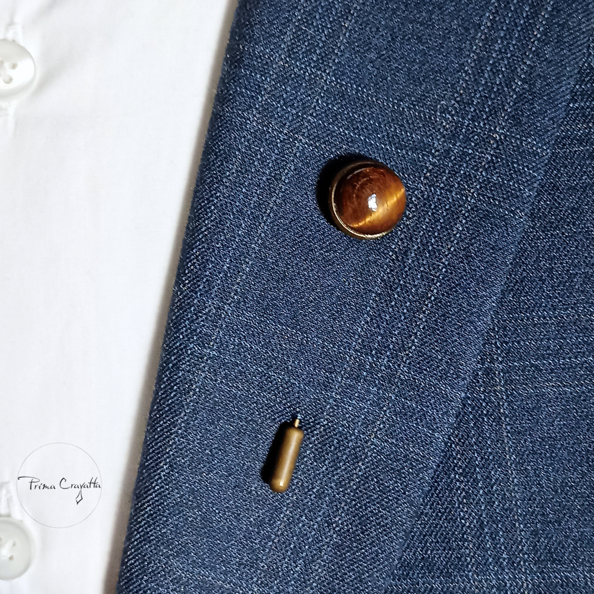 Kravatinõel vääriskiviga tiigrisilm